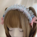 ヘッドドレス サックス　ピンク ロリィタ ロリータ ゴスロリ　ゆめかわいい