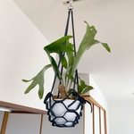 送料込み　レザー　プラントハンガー　