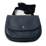 [Otto Due] バッグ イタリア産牛革 シュリンクレザー ポシェット MontBlanc ブラック