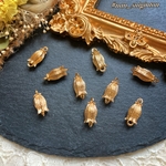 New【6pcs】ゴールド❤︎つぼみコネクター