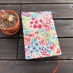 moda fabrics★ビッグコミックスＢ6用ブックカバー★メドウ★草花