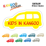 KANGOO  カングー好きに☆　KIDS IN KANGOO　キッズインカー ステッカー　おしゃれ　可愛い　10カラー！