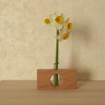 天然木《チェリー》一輪挿し【CIRCLE】〔送料無料〕