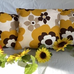 クッションカバー35×35cm フフラ：トパーズイエロー