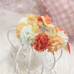うさぎ♡花冠☆ベルエマム・オレンジ☆