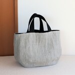 毎日のバッグ（綾織りリネン）