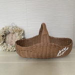 浅めのシンプルかご
