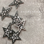 star stone cabochon antique silver