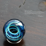 ガラスのオブジェ”宇宙”【glass marble B0395】