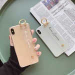 再販【iphone12シリーズ対応】オーダーメイド名前入れiphoneケース クリアケース×クリアバンド