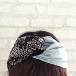 《SALE!》ベロア生地の柔らかヘアバンド
