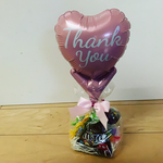 バルーンギフト　サンキュー　ピンク