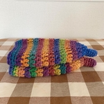 再5販 虹色ウールのどんぐり帽子【お好きなサイズで】 