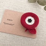 在庫処分品＊まるいお花ブローチ