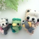 【k様ご予約品】サバトラ猫くま＆カッパ＆茶トラ猫くまちゃん 