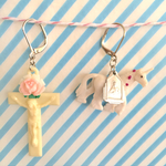 【SALE】ユニコーンとクロスのピアス