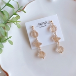 【再販】海✽アンティーク３連ピアス/イヤリング サージカルステンレス nonoacs 小ぶり 夏