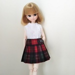 リカちゃん プリーツ スカート 単品 服 アウトフィット