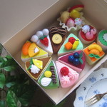 フェルト　ケーキセット　12種類のケーキ屋さん☆