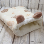 大きめサイズ⭐︎春秋用　可愛いハリネズミ柄耳付き寝袋（リバーシブル）
