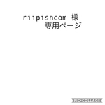 riipishcom様専用ページ