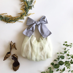 《受注生産》【3way 】 ribbon bag （pale yellow）