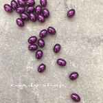 50pcs パープル パールビーズ