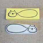 消しゴムはんこ★付箋セット（吹き出しニャンコ横）