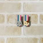 【番外編】ねこの木製クリップ