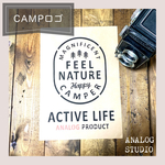 【A5】ステンシルシート『CAMP ロゴ』送料無料