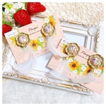 【数量限定】天使 の 華 ピアス イヤリング 花 アンティーク ボタン 羽