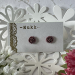 刺繍ﾋﾞｰｽﾞﾋﾟｱｽ:パールボルドー