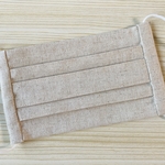 プリーツマスク　#素のまま