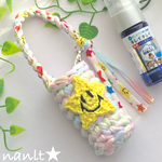 ズパゲッティ 薬用ハンドジェルケース＆消毒液ケース　スターニコちゃんのパステルmix