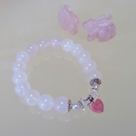 Love♡bracelet◇Rose Quartz×Rhodonite…