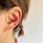 【14kgf】* スワロフスキー・ラインストーンのEar cuff ーSmall－