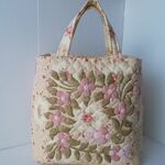 auspom様専用　ちょっと大きめお花のリースのバッグ