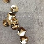  small   6pcs  花びら ゴールド  メタルパーツ