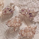 agate slice･:*+.flower