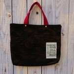 再販◆帆布お道具袋◆迷彩◆小さめサイズ30×25cm◆