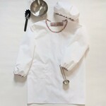 uta0309様専用　抗菌抗ウイルス生地クレンゼ使用給食エプロン帽子セット