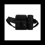 再販【military_bottleholder ボディ ウエスト バッグ。】ストリート ショルダー ウエストバッグ  病みかわいい メンヘラ ゴシック パンク ロック 量産型 ブラック 黒