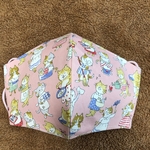 送料無料꙳★*ﾟ春用マスク/大人用/プレゼントにも/猫柄/かわいい/冬用/爽やか/手作りマスク/ハンドメイド/猫マスク/猫/ねこ/不織布