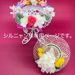 シルニャン様の花冠とアミアミ帽子