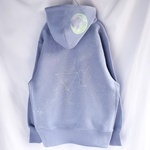 オーダー品 手描き  蓄光 snow stars treeパーカー  men's