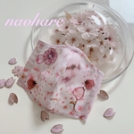 新作　12点限定　マスク 桜マスク　桜　刺繍マスク　スワロフスキーマスク　花びら　春マスク　エレガント　おしゃれ　お上品　入園　入学　春　