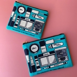 Cosmeポーチフラット小（ミント）