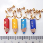 色鉛筆イヤリング（４色セット）