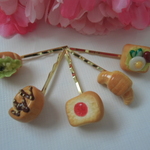 パンのヘアピン♡5本セット