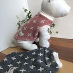 クロス柄タンク　